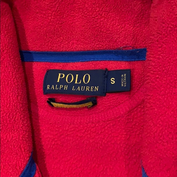 Red Polo zip up - Picture 4 of 4